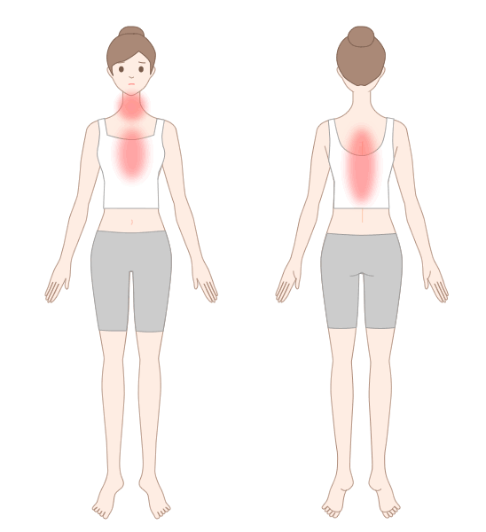 脊椎・関節の疾患以外に起こる頚部や胸背部の痛み